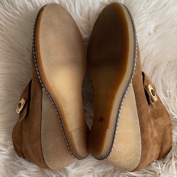 AMALFI BY RANGONI WOMEN’S ANKLE BOOTIES ,Brown,Suede,Size 7.5 - Picture 7 of 10